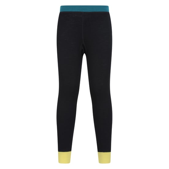 Mountain Warehouse Kinder/Kids Merino Wol Base Layer Set met Kleurblokken (Zwart) - Image 4
