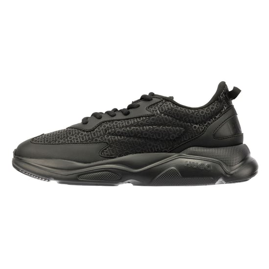 Hugo Leon Runn Monogram Men's Black Trainers - Image 6