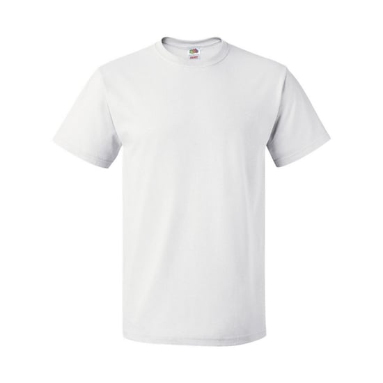 Fruit of the Loom Unisex vuxen t-shirt i kraftig bomull (Vit) - Image 1