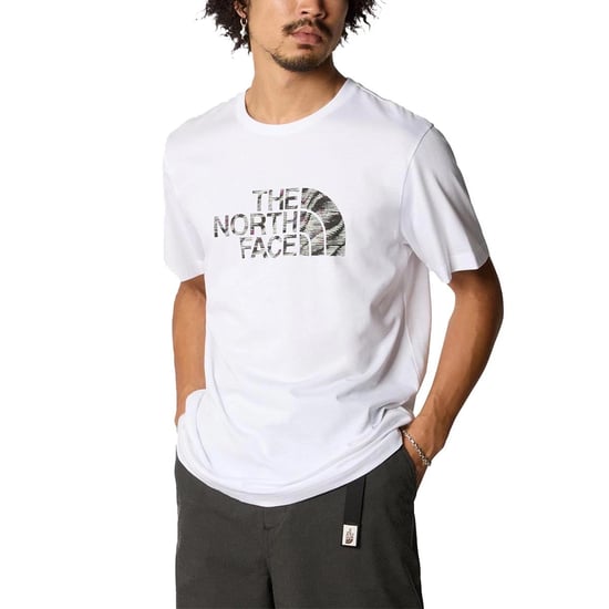 The North Face Men’s Short Sleeve Easy T Shirt TNF White/Beta Flash - Image 3