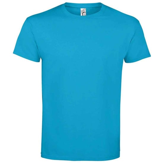 SOLS Unisex Imperial Zwaar T-shirt voor volwassenen (Aqua) - Image 1