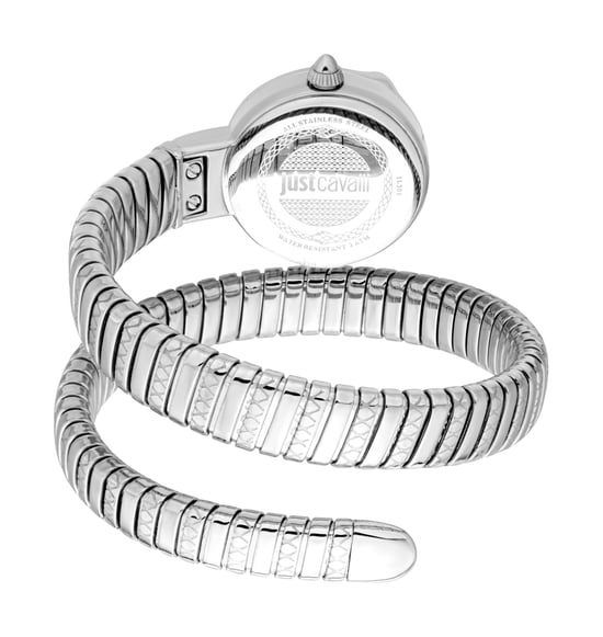 Stainless Steel and Crystal Wrap Watch - Image 2