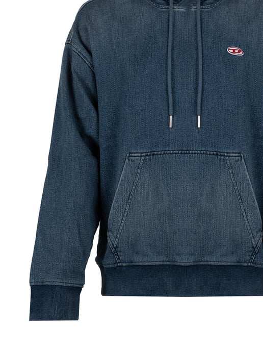 Diesel Sweatshirt De-Um-Rib-Ne Men's Blue - Image 3
