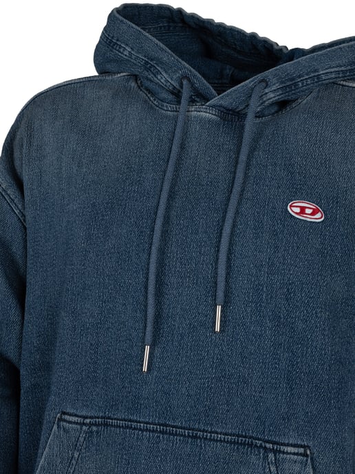 Diesel Sweatshirt De-Um-Rib-Ne Men's Blue - Image 4