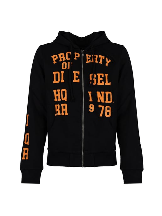 Diesel Blus Ginn Hood Zip manlig Svart - Image 2