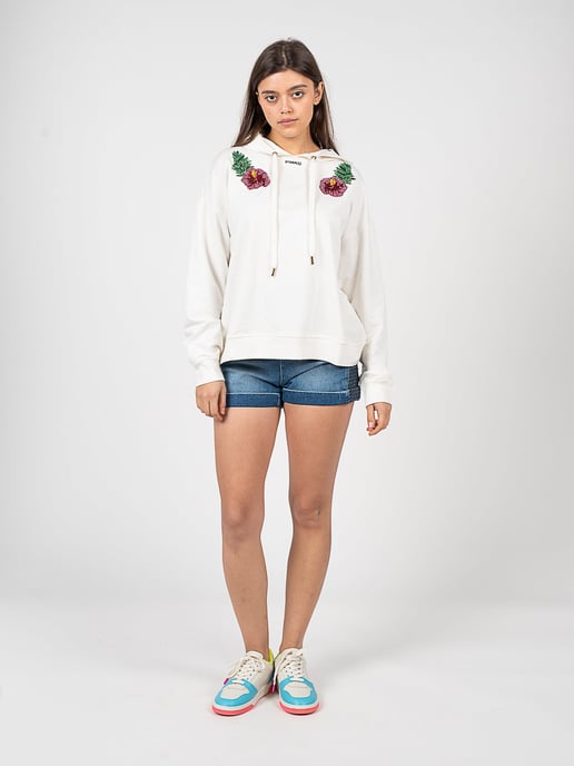 Pinko Sweatshirt Mutato Woman's White - Image 2