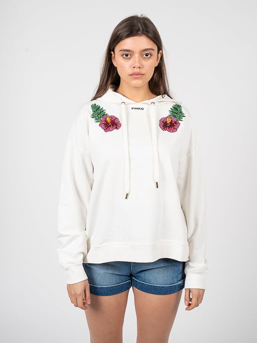 Pinko Sweatshirt Mutato Woman's White - Image 3
