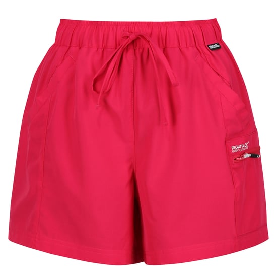 Regatta Womens/Ladies Travel Light Packaway Shorts (Pink Potion) - Image 1