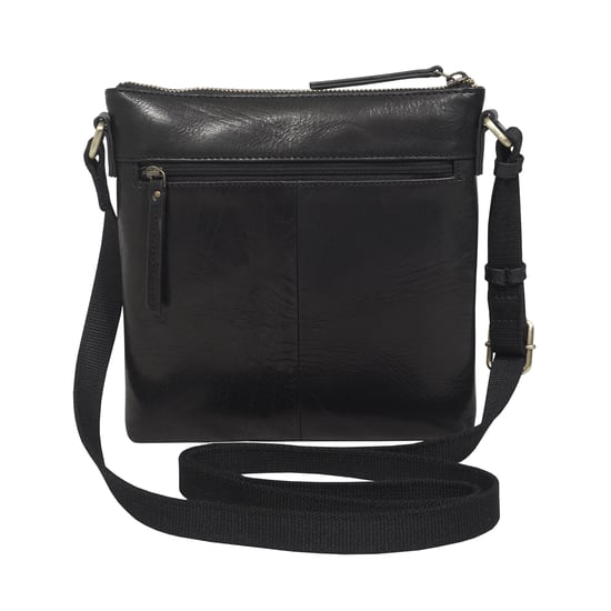 RUE' Polished VT Real Leather Crossbody Bag - Image 3