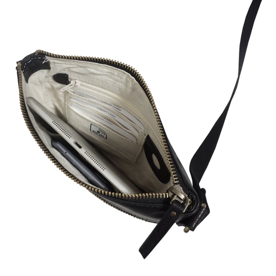 RUE' Polished VT Real Leather Crossbody Bag - Image 5