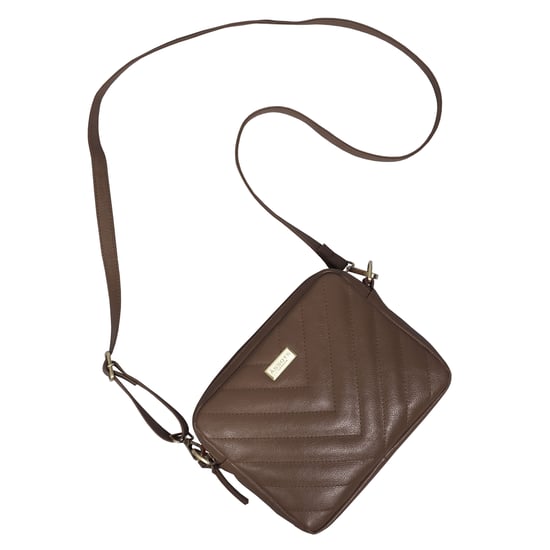 'IRIS' Quilted Soft Pebble Grain Leather Crossbody Bag - Image 4
