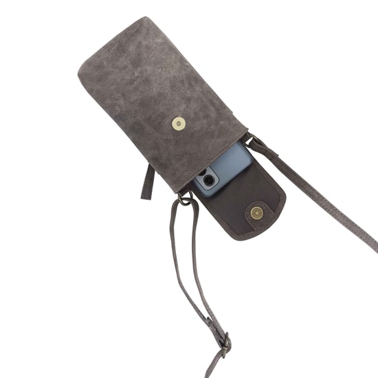 'THEA' Real Leather Mobile Phone Crossbody Bag - Image 5