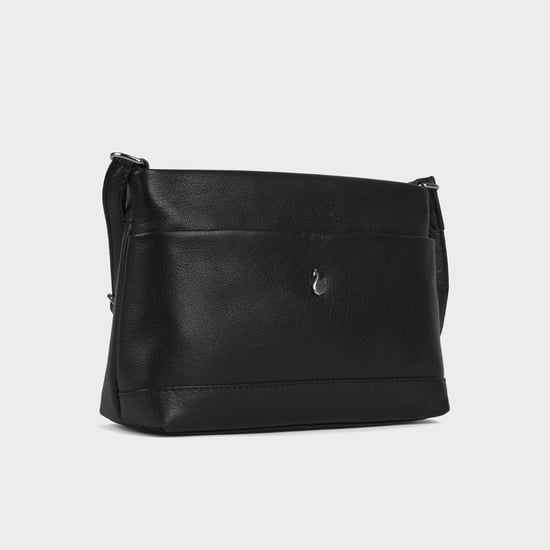 'SANDRA' Soft Nappa Full Grain Real Leather Crossbody Bag - Image 2