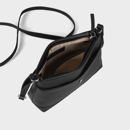'SANDRA' Soft Nappa Full Grain Real Leather Crossbody Bag - Image 5