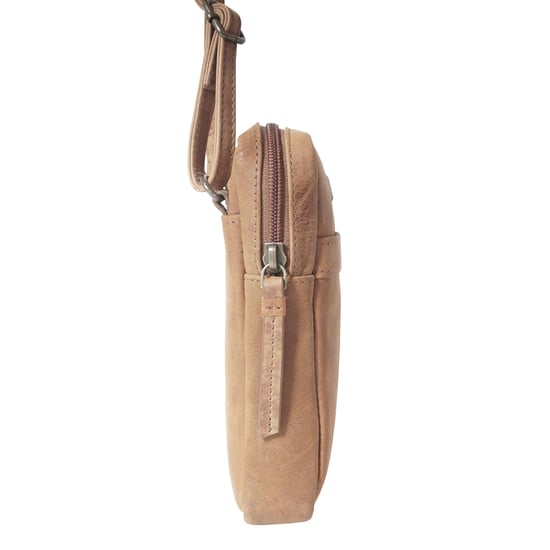'LEO' Real Leather Crossbody Mobile Phone Bag - Image 3