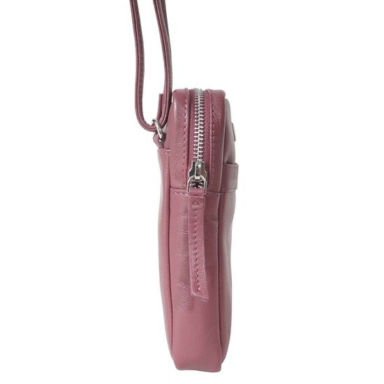 'LEO' Real Leather Crossbody Mobile Phone Bag - Image 3
