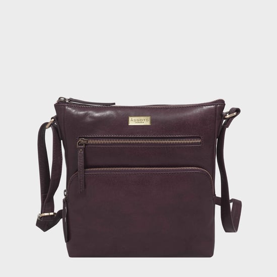 'AGATHA' Real Leather Crossbody Bag - Image 1