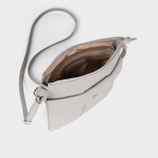 'AMBA' Soft Nappa Full Grain Real Leather Crossbody Bag - Image 5