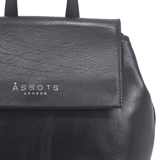 JERMYN' Classic Full Grain Leather Flap-over Backpack - Image 3