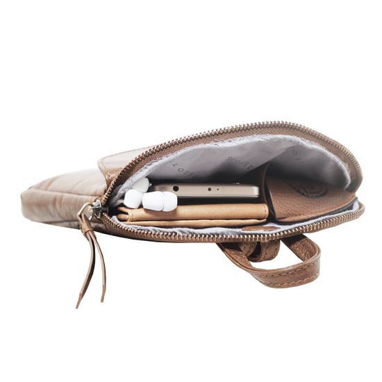 GEORGE' Pebble Grain Mini Leather Backpack - Image 5