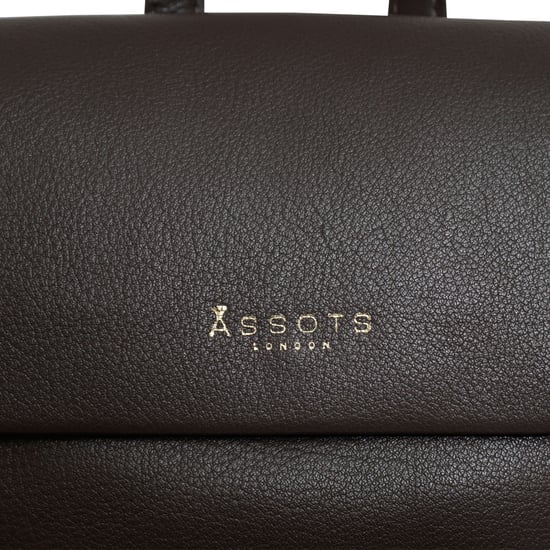 JERMYN' Classic Full Grain Leather Flap-over Backpack - Image 2