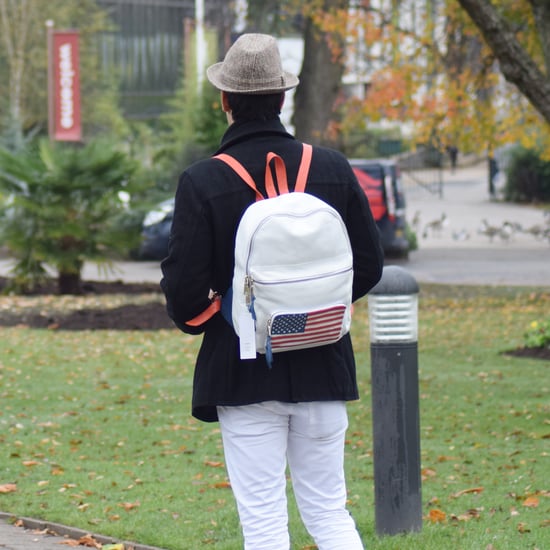 'WASHINGTON' White Designer Full Grain Leather Laptop Backpack - Image 2