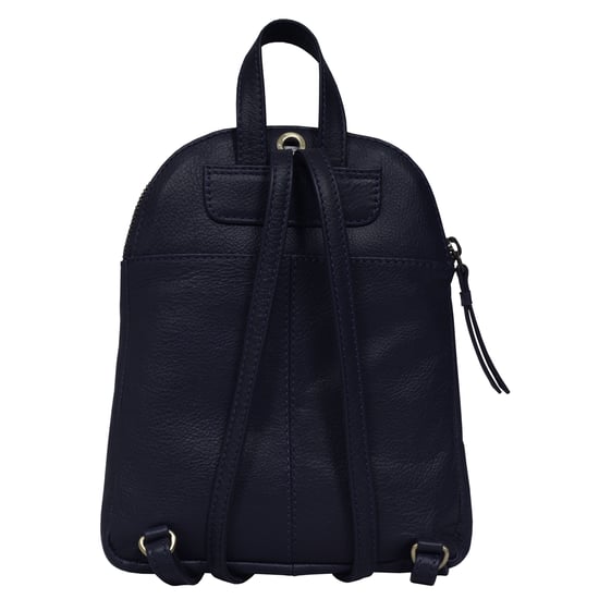 GEORGE' Pebble Grain Mini Leather Backpack - Image 4