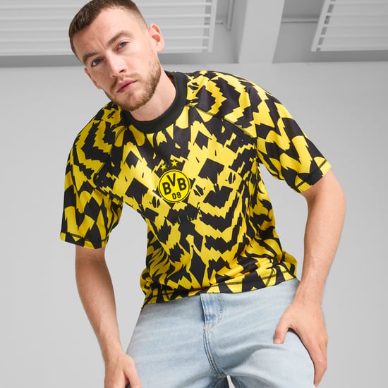 PUMA Mens Borussia Dortmund ftblSTATET Retro Jersey - Image 3