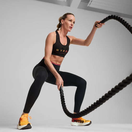PUMA x HYROX CLOUDSPUN Womens Fleece High-Waist Tights - Image 5