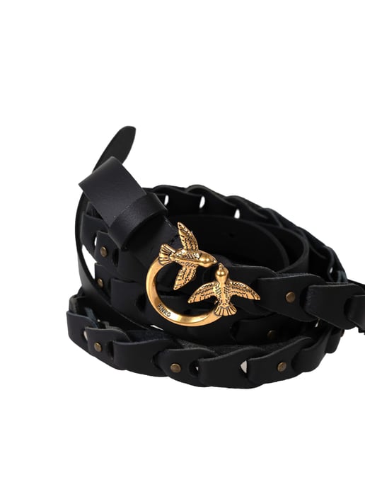 Pinko Belt Love Double Belt H2 Woman's Black - Image 2