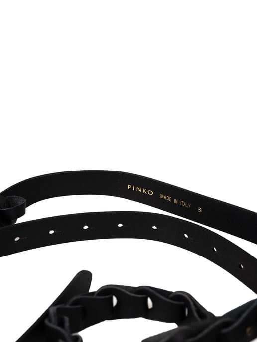 Pinko Belt Love Double Belt H2 Woman's Black - Image 3