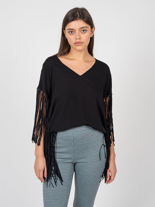 Pinko Blouse Papaveri Woman's Black - Image 3