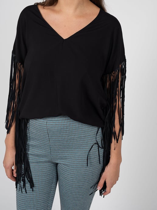 Pinko Blouse Papaveri Woman's Black - Image 4
