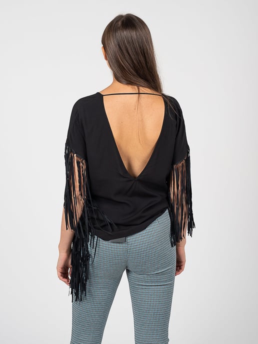 Pinko Blouse Papaveri Woman's Black - Image 5