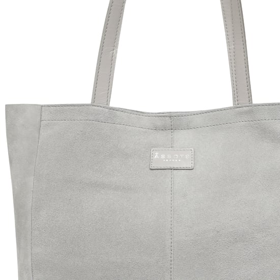 PAIGE' Metallic + Suede Real Leather Tote Bag - Image 2