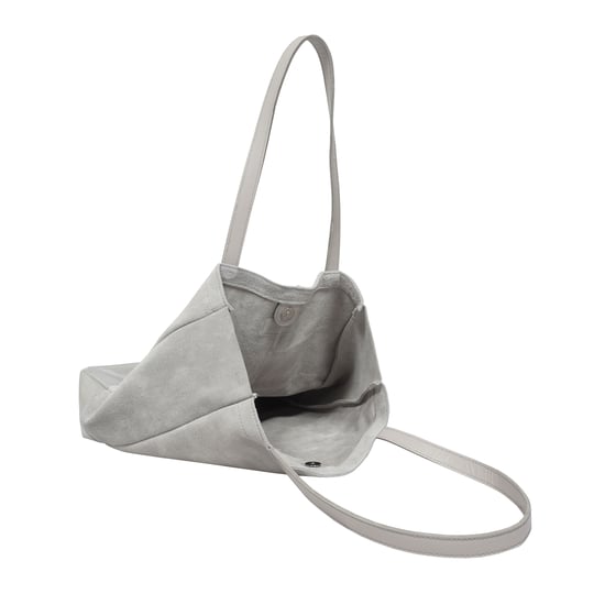 PAIGE' Metallic + Suede Real Leather Tote Bag - Image 5