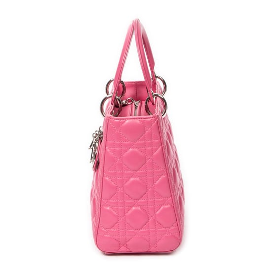 Medium Lady Dior Zip Shoulder Bag - Image 3