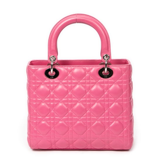 Medium Lady Dior Zip Shoulder Bag - Image 5