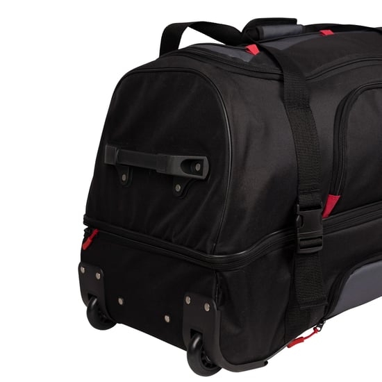Trespass Fero 100L Wheeled Duffel Bag (Black) - Image 4