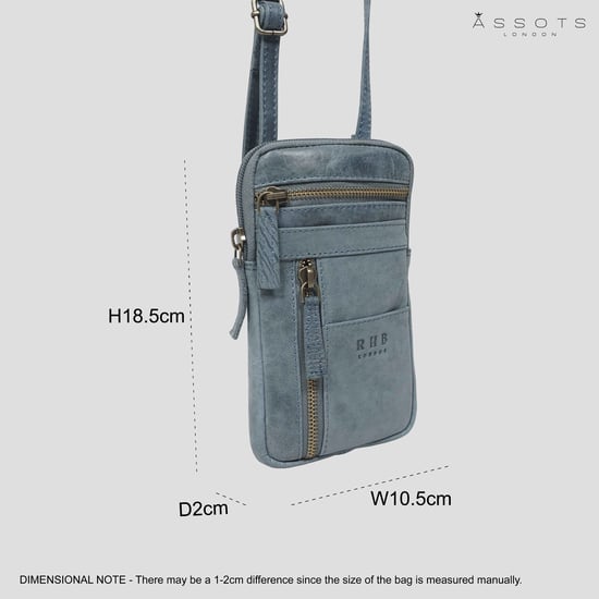 'BROOKE' Real Leather Mobile Phone Crossbody Bag - Image 6