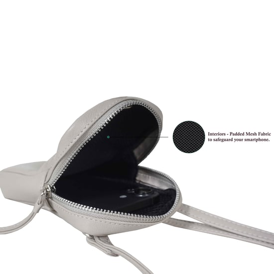 'LEO' Real Leather Crossbody Mobile Phone Bag - Image 4