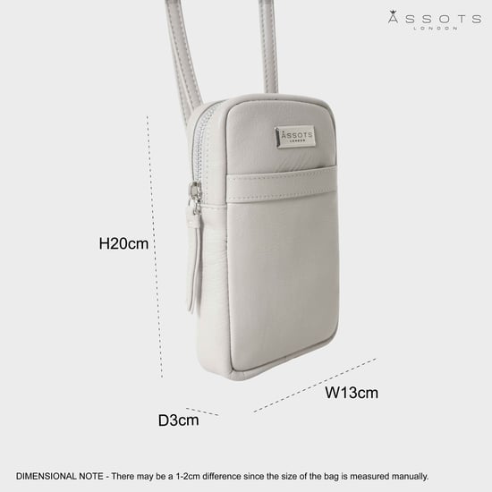'LEO' Real Leather Crossbody Mobile Phone Bag - Image 6