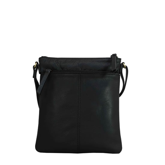 'LINBY' Pebble Grain Leather Crossbody Sling Bag - Image 4