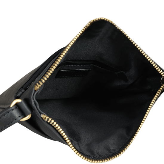'LINBY' Pebble Grain Leather Crossbody Sling Bag - Image 5