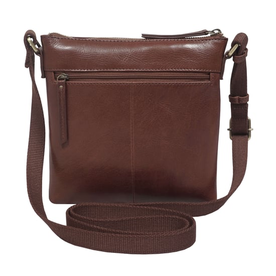 RUE' Polished VT Real Leather Crossbody Bag - Image 3