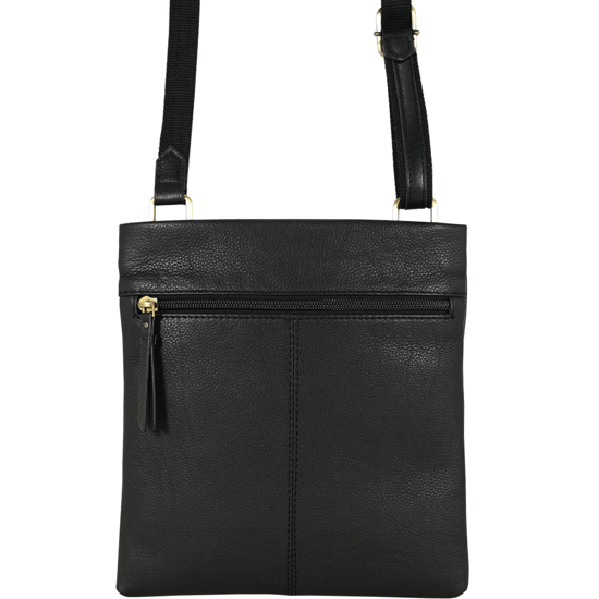 'FLORENCE' Pebble Grain Leather Crossbody Sling Bag - Image 3