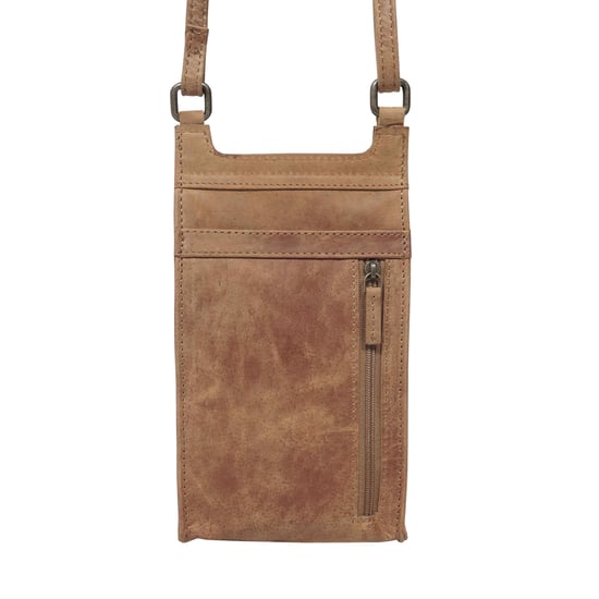 'MYLA' Real Leather Mobile Phone Crossbody Bag - Image 3