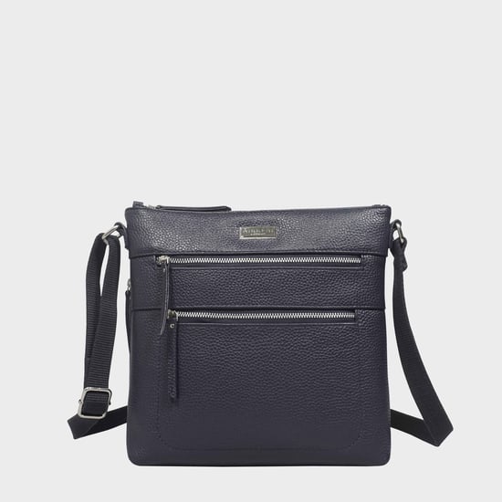 'CORI' Pebble Grain Soft Real Leather Crossbody Bag - Image 1