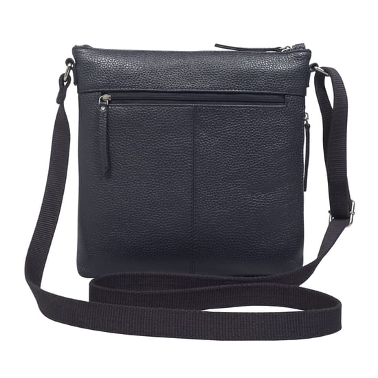 'CORI' Pebble Grain Soft Real Leather Crossbody Bag - Image 3