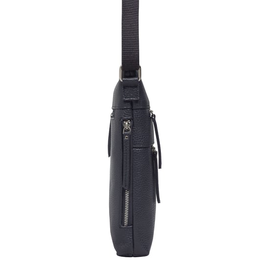 'CORI' Pebble Grain Soft Real Leather Crossbody Bag - Image 4